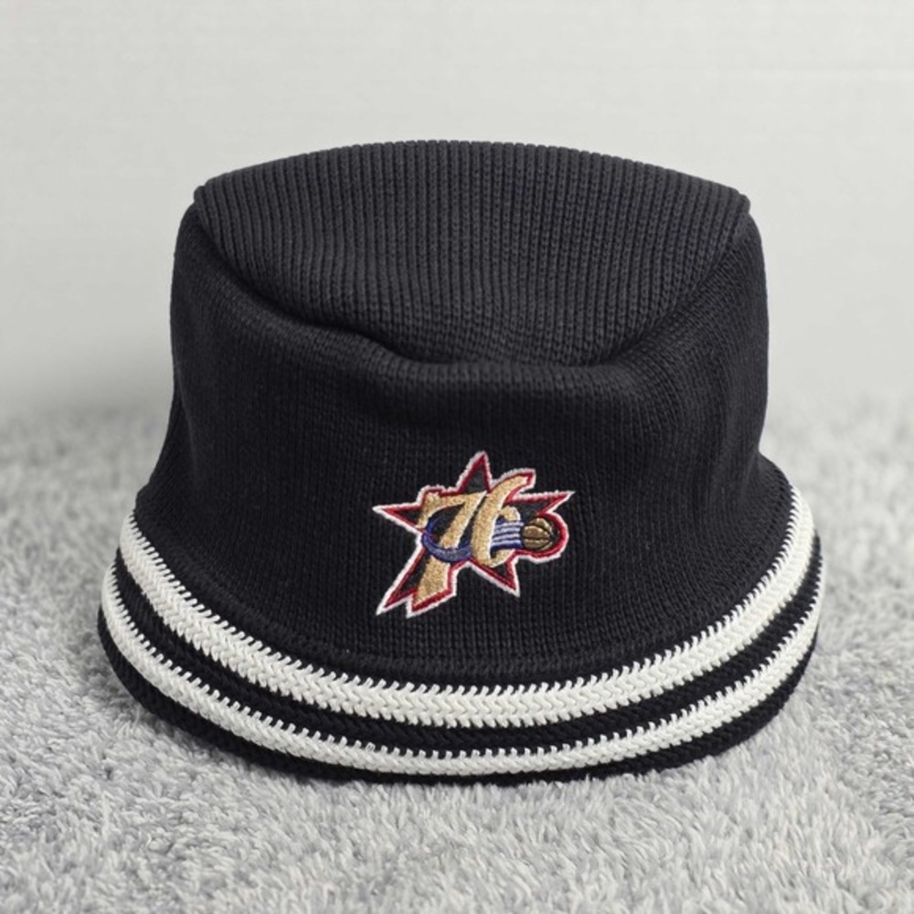 Mitchell & Ness Philadelphia 76ers NBA Knucket Knit Bucket Hat Cap‎ NWT